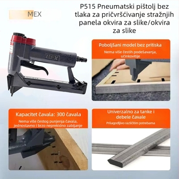 Meixin pneumatska spajalica za okvire za fotografije, okvire za križni šav i okvire za ogledala
