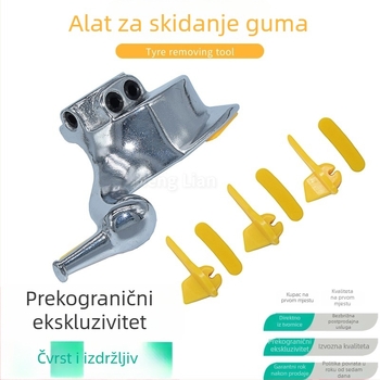 Alat za demontažu guma s 28 mm glavom i tri seta zaštitnih jastučića za demontažu ležajeva, za auto popravak.