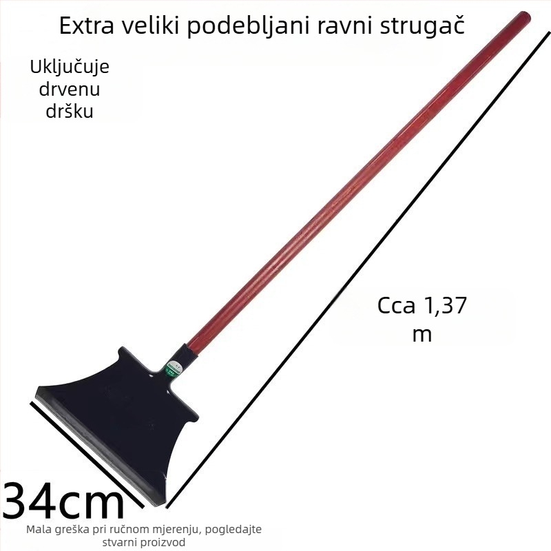 Nova debela lopata za skidanje leda, cementa i žbuke za zidove – izdržljiv višenamjenski alat za čišćenje