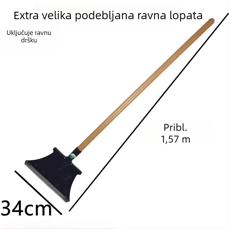 Nova debela lopata za skidanje leda, cementa i žbuke za zidove – izdržljiv višenamjenski alat za čišćenje