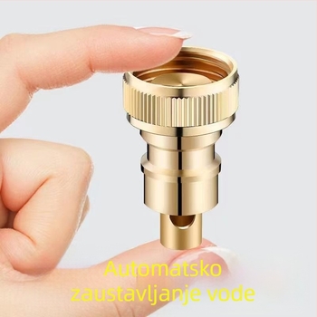 Spoj za perilicu rublja s automatskim zatvaranjem vode