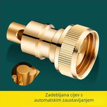 Spoj za perilicu rublja s automatskim zatvaranjem vode