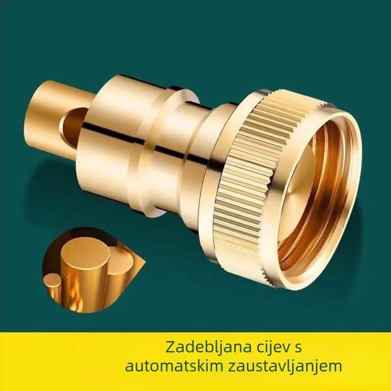 Spoj za perilicu rublja s automatskim zatvaranjem vode