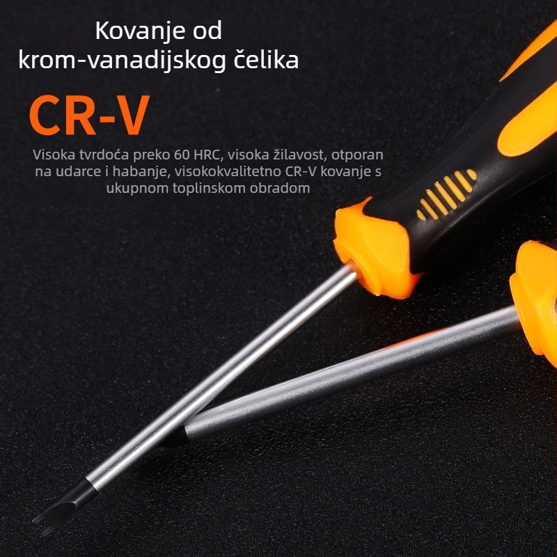 Regg izolirani magnetski set odvijača s više glava: zvjezdasti vrh, cvijet šljive, rižastog oblika, Y-oblika, U-oblika i trokutasti vrh; PH0; 1–8 mm; 2.0 plosati trokut; 30 komada u kutiji