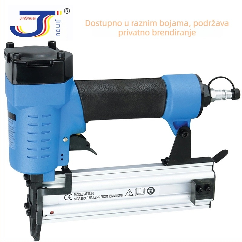 F50-B ravni pištolj za čavle za kućnu dekoraciju, ručni pneumatski pištolj za obradu drveta (10-50 mm)
