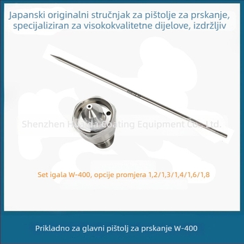Mlaznica za pištolj za prskanje W-400 s kapom za atomizaciju WS-400, niski tlak, visoka atomizacija