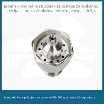 Mlaznica za pištolj za prskanje W-400 s kapom za atomizaciju WS-400, niski tlak, visoka atomizacija