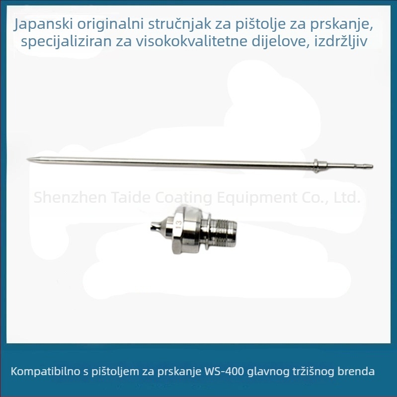 Mlaznica za pištolj za prskanje W-400 s kapom za atomizaciju WS-400, niski tlak, visoka atomizacija