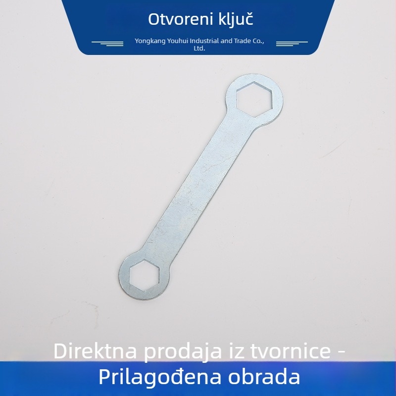 Klešta s otvorenim krajem, dvostruka namjena, uzorak šljive cvijeta, metrički