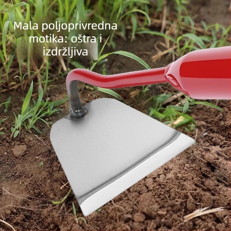 Mala kućna motika za uklanjanje korova, alat za uzgoj povrća i vađenje korijena
