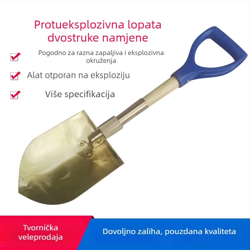 Eksplozijski otporna dvostruka lopata, velika lopata za ugljen, rudarska lopata
