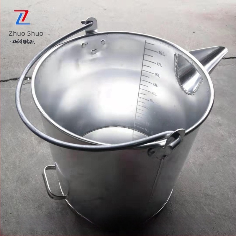 Aluminijski kofa otporna na eksplozije sa skalom i šiljastim izljevom, potpuno zavarena, za industriju nafte i petrohemije