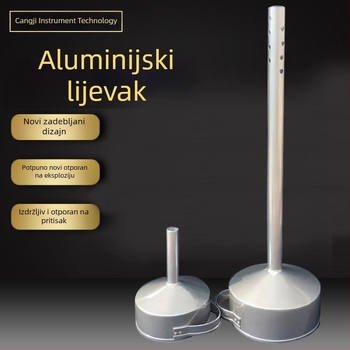Aluminijski lijevak za cisternska vozila na pumpama – 200–250 mm, diesel i benzin