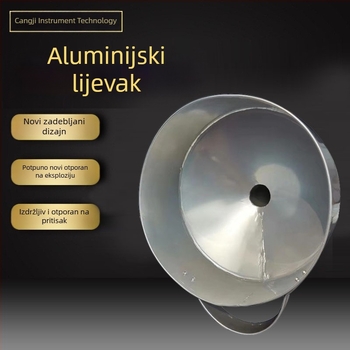 Aluminijski lijevak za cisternska vozila na pumpama – 200–250 mm, diesel i benzin