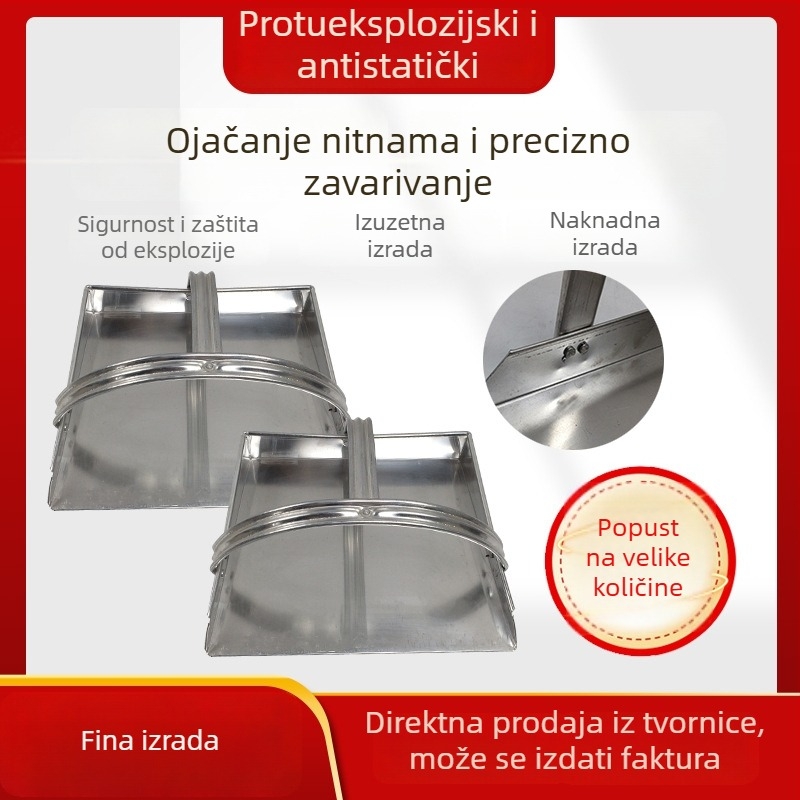 Set bakra i aluminija otporan na eksplozije za sakupljanje otpada na benzinskim postajama