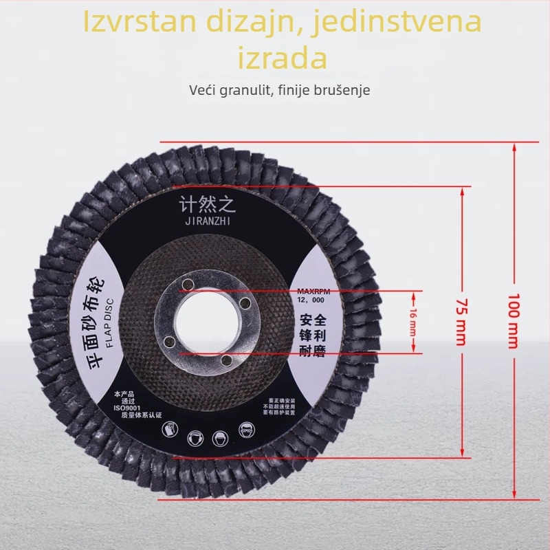 911 mrežni poklopac, 911 željezni poklopac, Flap Wheel, Brusni disk, Pločni abrazivni platneni kotač, Ručno odtrgiva abrazivna platnena rolna