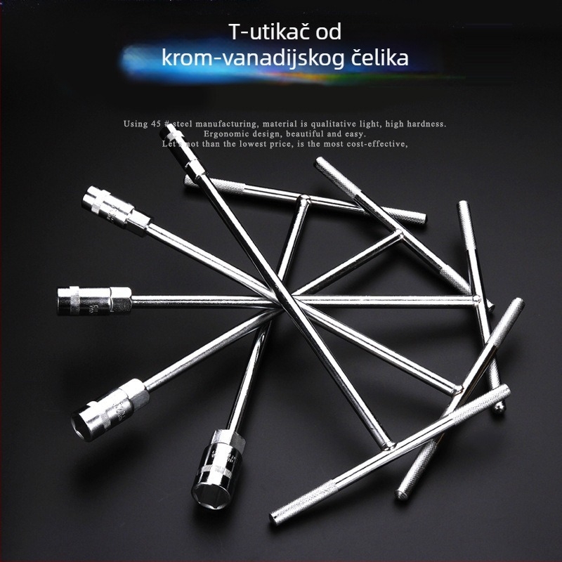Mingtai ručni alat 9,5 mm T-oblik ključ s utorom, visoko ugljično čelik