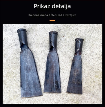 Ručna kovana debela poljoprivredna lopata za kopanje korijena drveća, kopanje jama, Luoyang stil lopate, alat za bušenje rupa za stubove i kopanje bambusovih izdanka