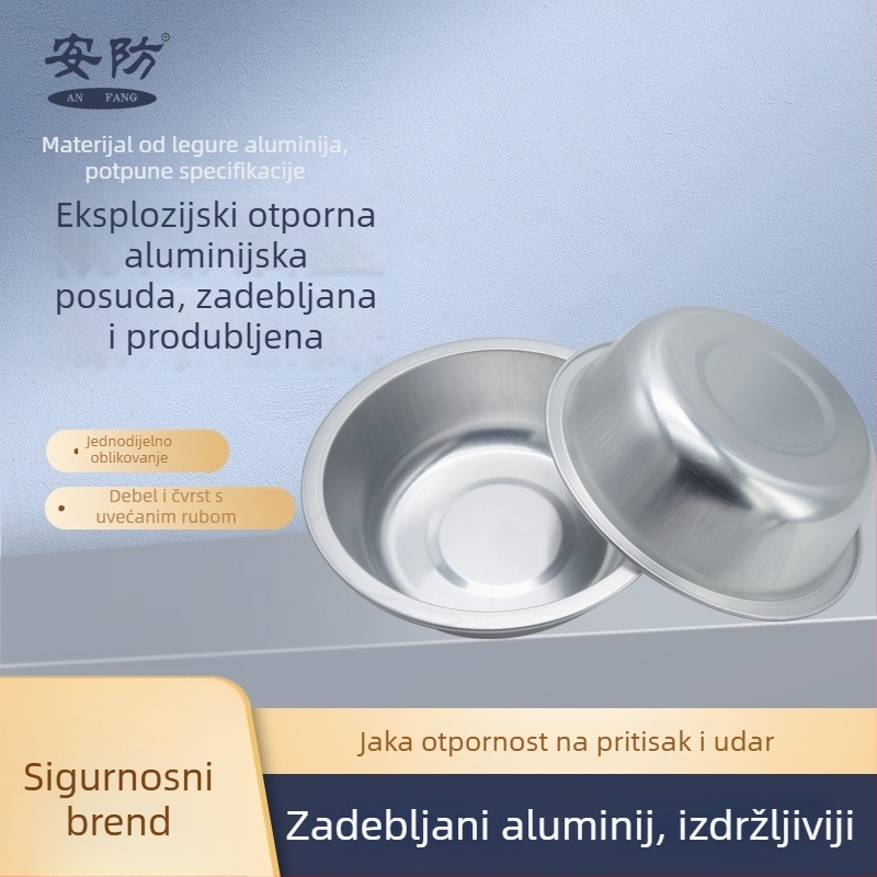 Aluminijska posuda za sakupljanje ulja, otporna na eksploziju, debela i otporna na hrđu, višestruka upotreba, dublja konstrukcija, za kućnu upotrebu i benzinske postaje.
