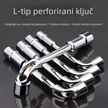L-oblik ključ, šesterokutni 6–19 mm, visoko ugljično čelik, elektroplirano premaz