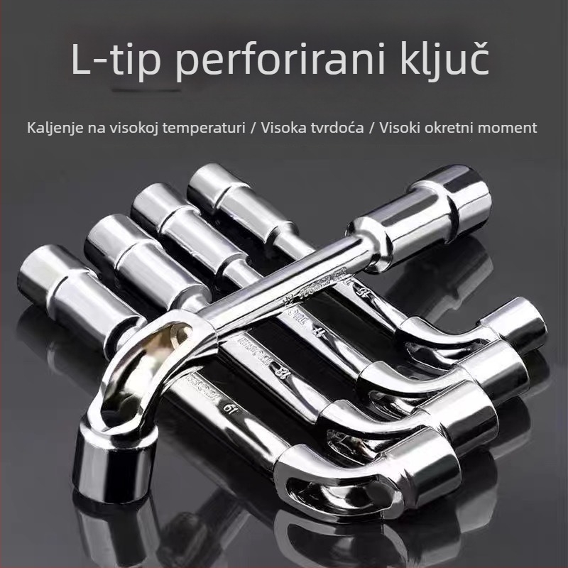 L-oblik ključ, šesterokutni 6–19 mm, visoko ugljično čelik, elektroplirano premaz