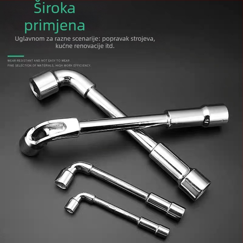 L-oblik ključ, šesterokutni 6–19 mm, visoko ugljično čelik, elektroplirano premaz