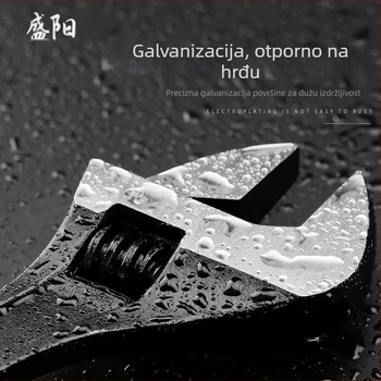 Set nikliranih podesivih ključeva za popravke automobila