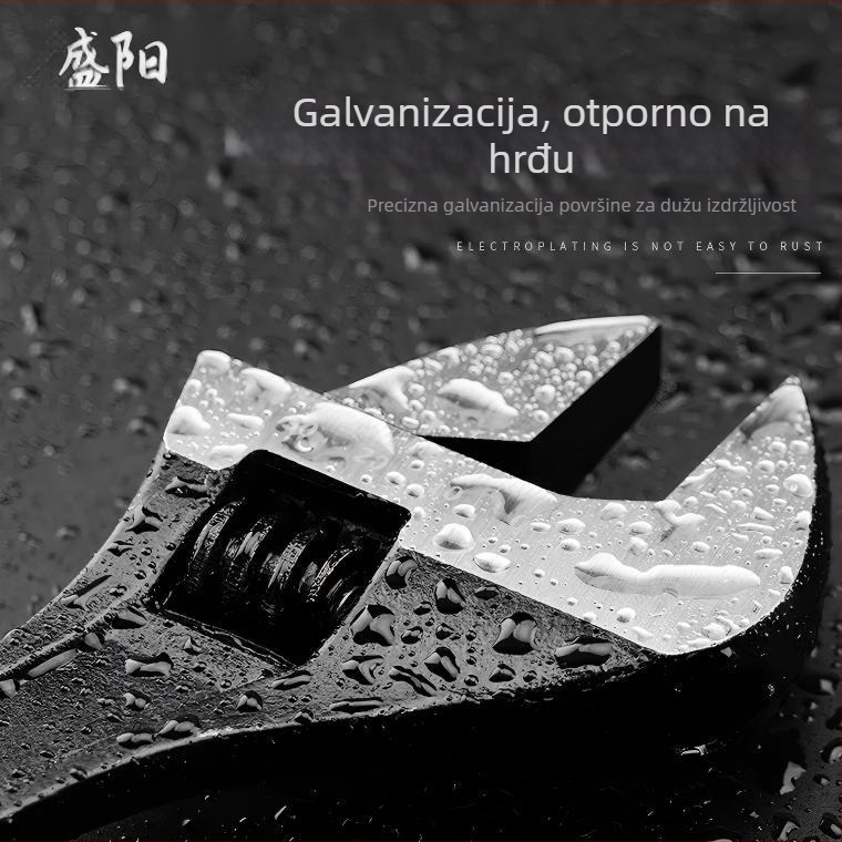 Set nikliranih podesivih ključeva za popravke automobila