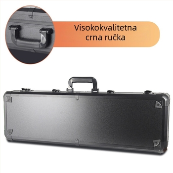 Proširena kutija za alate od aluminijske legure, prijenosna aluminijska kutija za instrumente i opremu, otporna na udarce zaštitna kutija, prilagodljiva aluminijska kutija