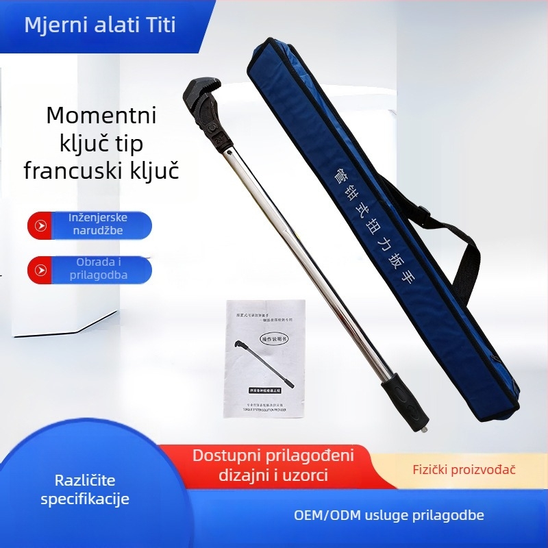 Ključ za armaturu sa utičnicom, mehanički moment ključ, standardni 75° ravni navoj, visoka preciznost