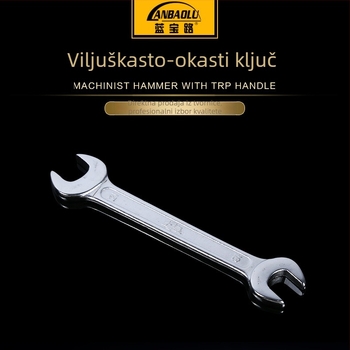 Kromirani čelični ključ s otvorenim krajevima, dvostrani, više veličina, izdržljiv alat