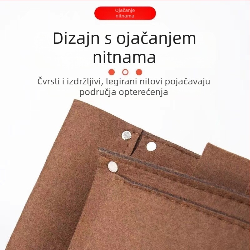 Torba za ekser za stolare i građevinske radnike, izdržljiva torba za alat s kaišem i kutijom za ekser
