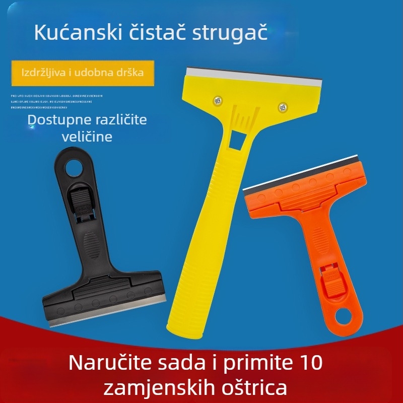 Down's prijenosna špatula za čišćenje za staklene i keramičke pločice, uklanjanje ljepila, struganje zidova i podova