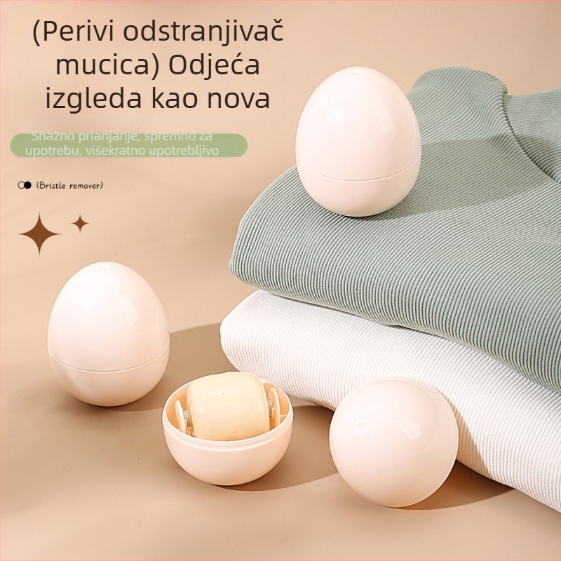 Periva rolna u obliku jajeta za uklanjanje dlaka s odjeće, snažno uklanjanje dlaka, za dlake kućnih ljubimaca