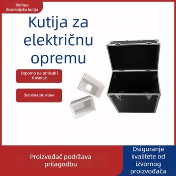 Prijenosna kutija od aluminija za alate s ključem — višenamjenska kutija za laboratorijsku opremu