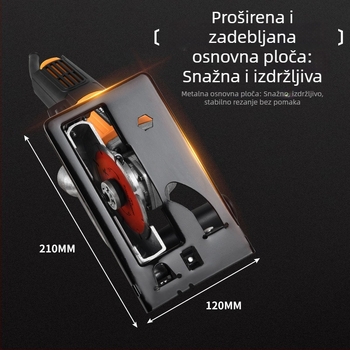 kutna brusilica, stroj za poliranje i ručna brusilica, nosač baze za rezanje i zaštitni poklopac za stolni pila za obradu drveta