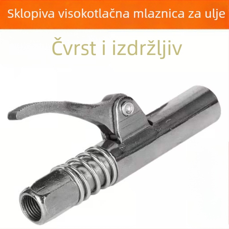 Klešta s mehanizmom zaključavanja: visokotlačna injekcijska mlaznica za ulje i mlaznica za mazivo, glava pištolja za mazivo tip zupčasti (električni/ručni)