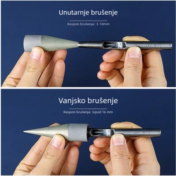 Kružni alat za brušenje rubova kože i probijanje rupa, ručni DIY alat, 80 g