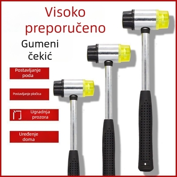 Gumeni čekić, mali čekić za montažu, postavljanje pločica i izradu nakita