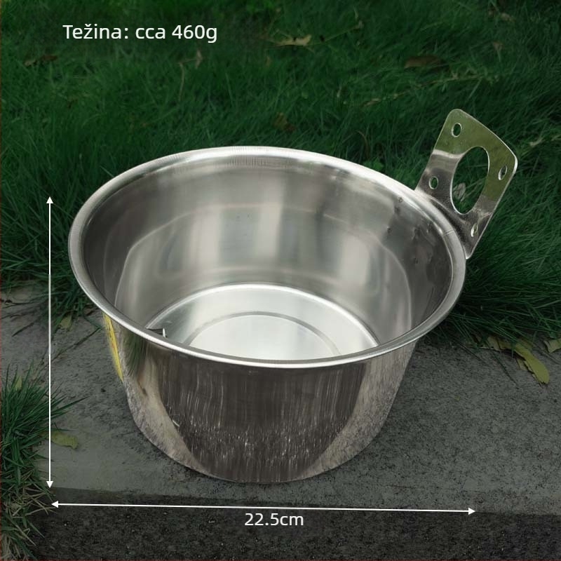 Kutlača od nehrđajućeg čelika za zalijevanje biljaka, tradicionalna kutlača za navodnjavanje u staklenicima i povrtnim poljima