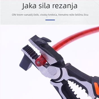9-inčne višenamjenske kliješta s glavom čekića, industrijske klase, za električare