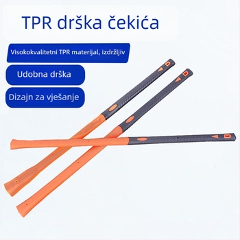 Drška čekića od vlaknastog plastika s antivibracijskom ručkom, PVC ručka za vodovodnu cijev