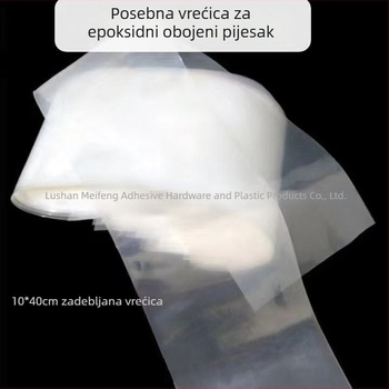 Torba za pištolu za ljepilo s epoksidnim obojenim pijeskom, univerzalna za duge i kratke modele, debeli unutarnji sloj za raspršivanje, vrećica za završavanje šavova