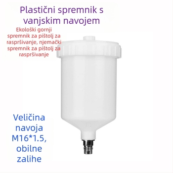 600 ml plastična posuda za boju za sprej pištolj