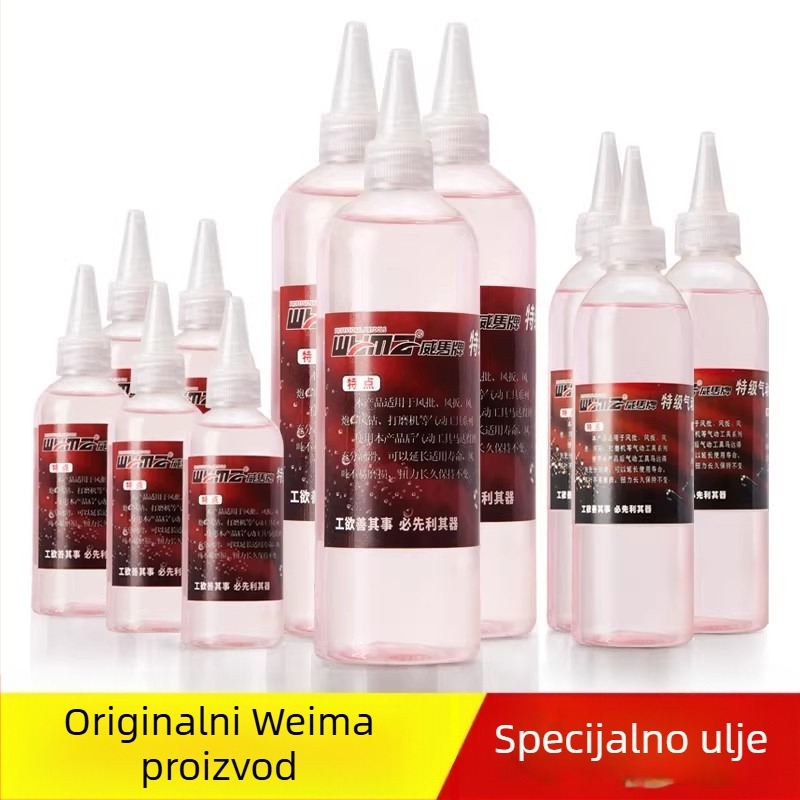 WYMA Mazivo za pneumatske alate: za zračne brusilice, zračne pištolice za nokte i zračne bušilice – ulje za održavanje pneumatskih alata