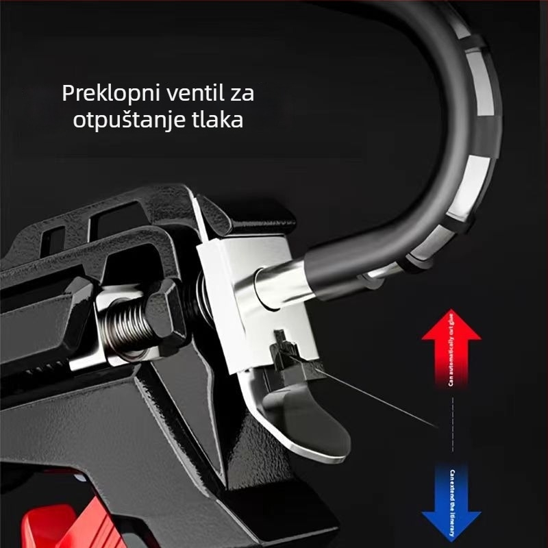 Aluminijski polukružni pištolj za brtvilo s 360° rotacijom, za kućnu obnovu