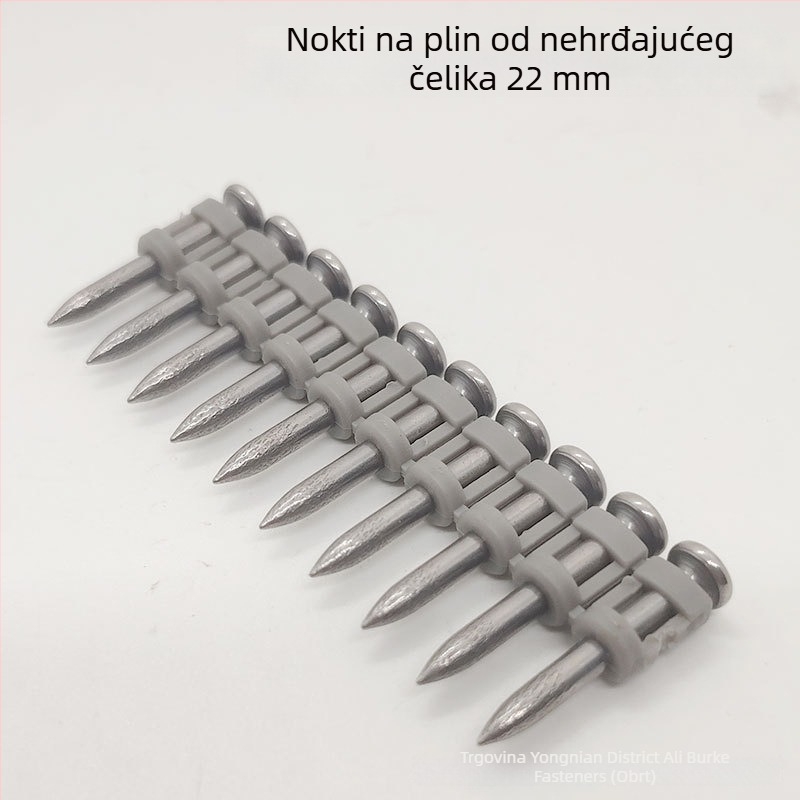 Gasni alat za čavlje s nehrđajućim čavlima za drvnu obradu