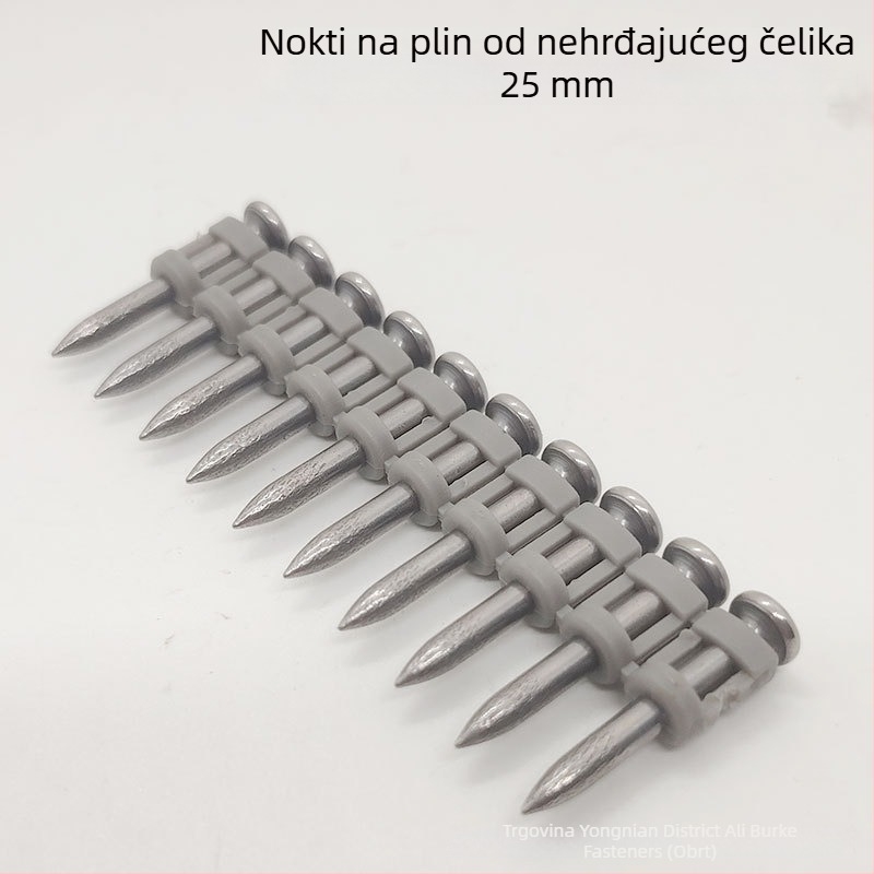 Gasni alat za čavlje s nehrđajućim čavlima za drvnu obradu