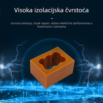 Držač baterija 18650/26650/32650, dvostruki red, integrirani fiksni držač litijevih baterija