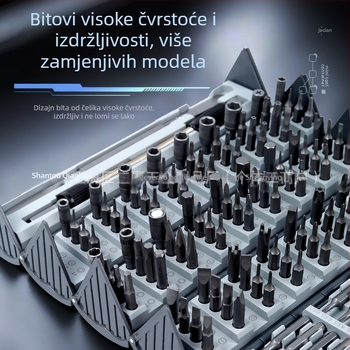 128-u-1 set odvijača za kućnu upotrebu, demontažu i popravak mobitela i računala, ručni odvijač